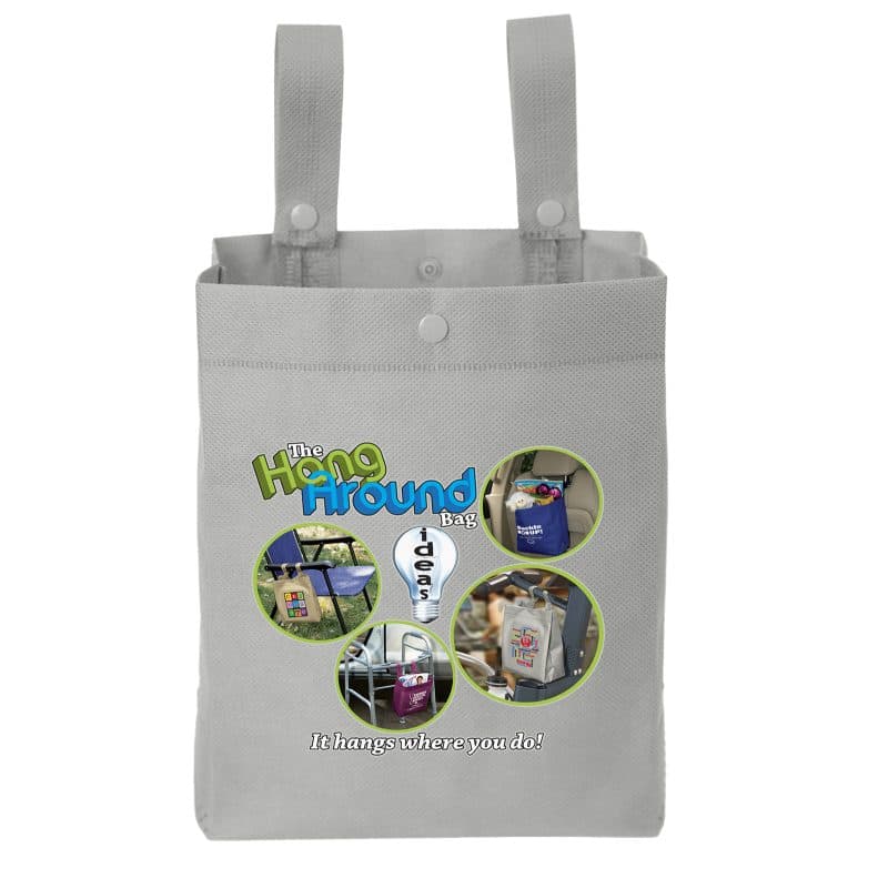 Custom Hang Around™ - Non-Woven Bag - ColorVista with logo - 4