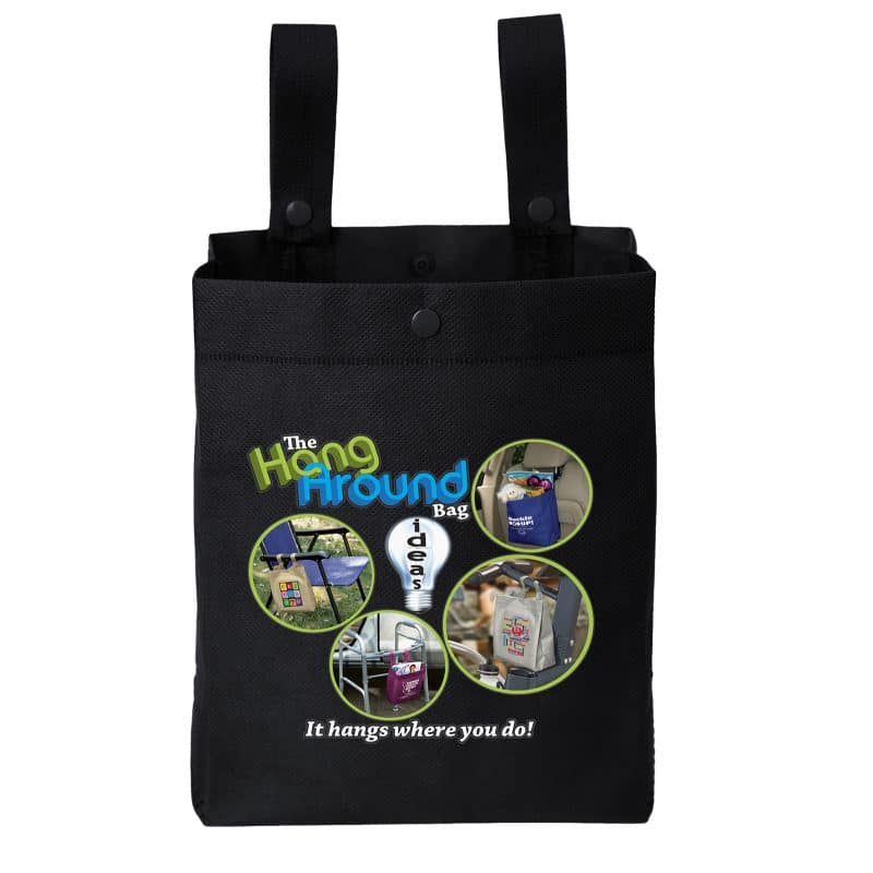 Custom Hang Around™ - Non-Woven Bag - ColorVista with logo - 5