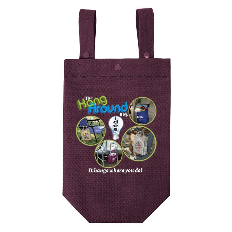 Custom Hang Around™ - Non-Woven Bag - ColorVista with logo - 6