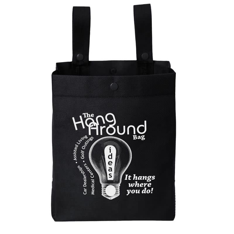 Custom Hang Around™ - Non-Woven Bag - Screen Print with logo