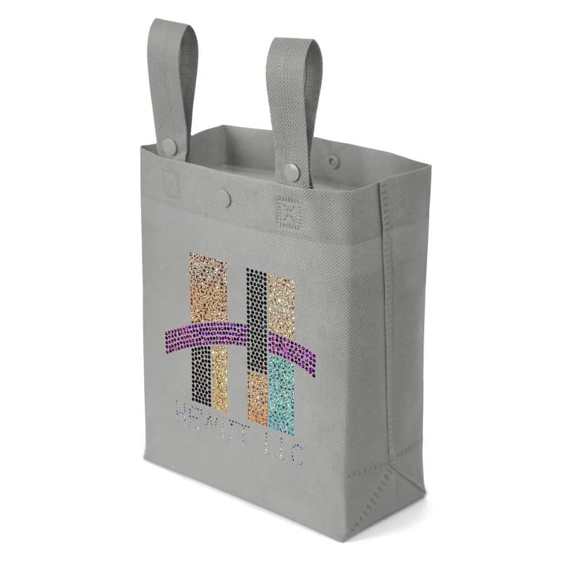 Custom Hang Around™ - Non-Woven Bag - Sparkle with logo - 2