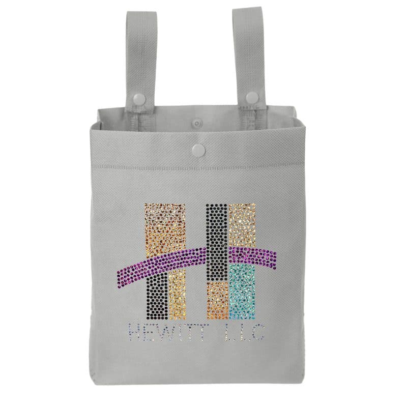 Custom Hang Around™ - Non-Woven Bag - Sparkle with logo - 3