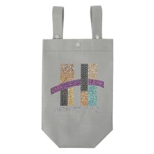 Custom Hang Around™ - Non-Woven Bag - Sparkle with logo