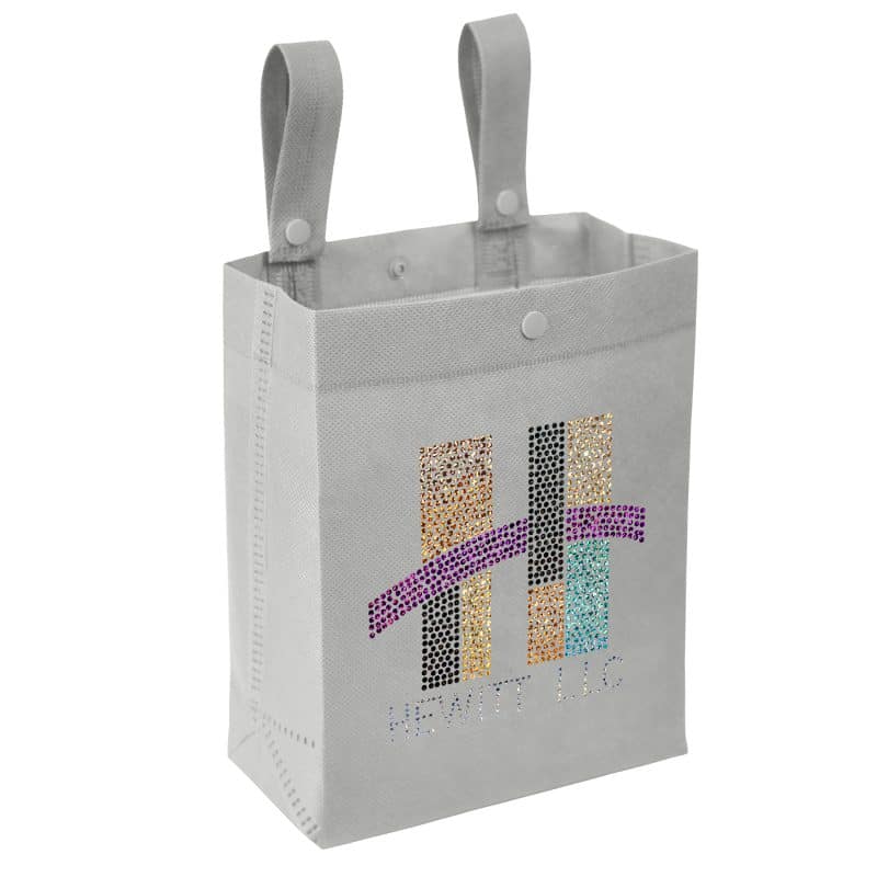 Custom Hang Around™ - Non-Woven Bag - Sparkle with logo - 4