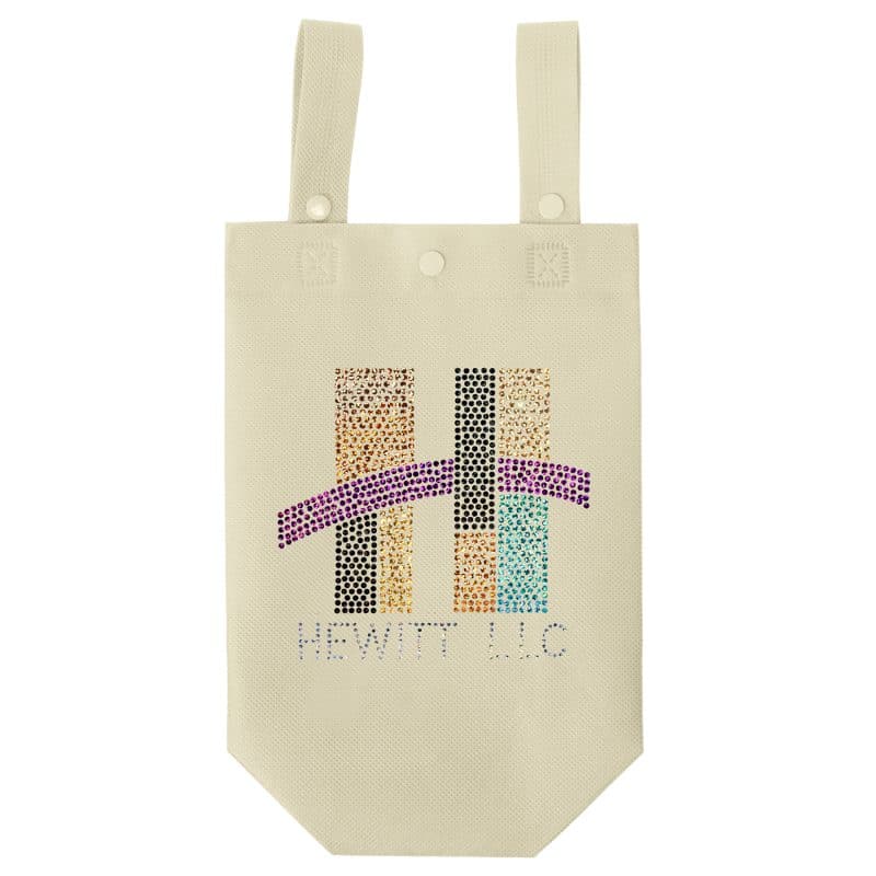 Custom Hang Around™ - Non-Woven Bag - Sparkle with logo - 5