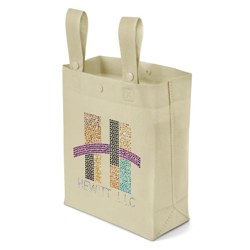 Custom Hang Around™ - Non-Woven Bag - Sparkle with logo - 6
