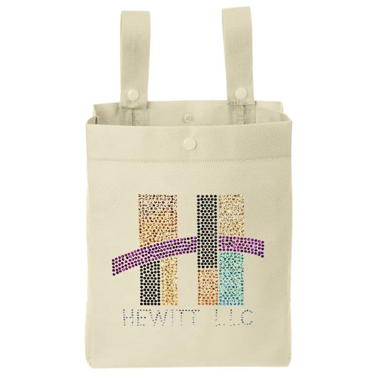Custom Hang Around™ - Non-Woven Bag - Sparkle with logo - 7