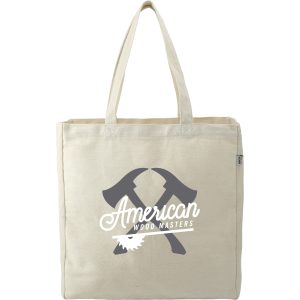 Custom Hemp Cotton Carry-All Tote with logo