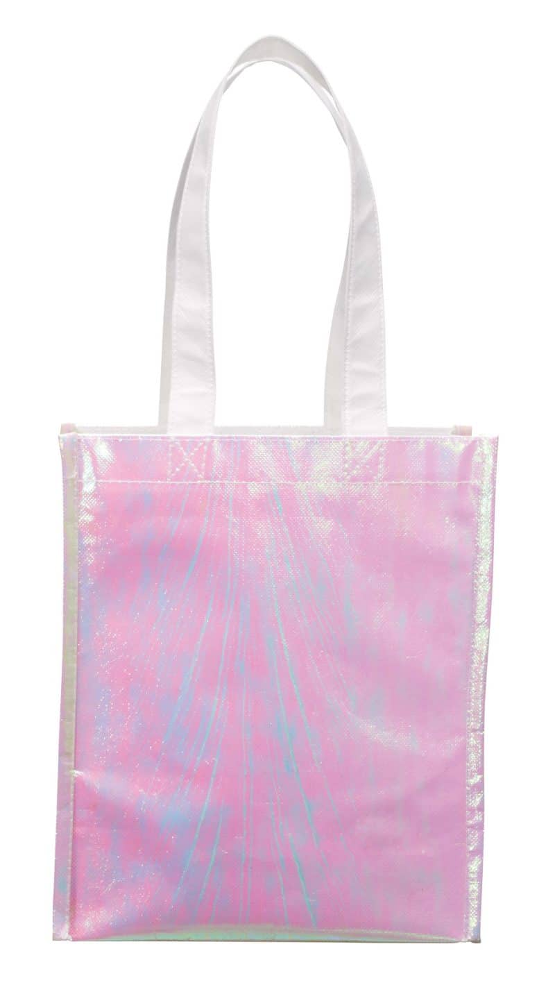 Custom Iridescent Non-Woven Gift Tote with logo - 1