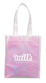 Custom Iridescent Non-Woven Gift Tote with logo