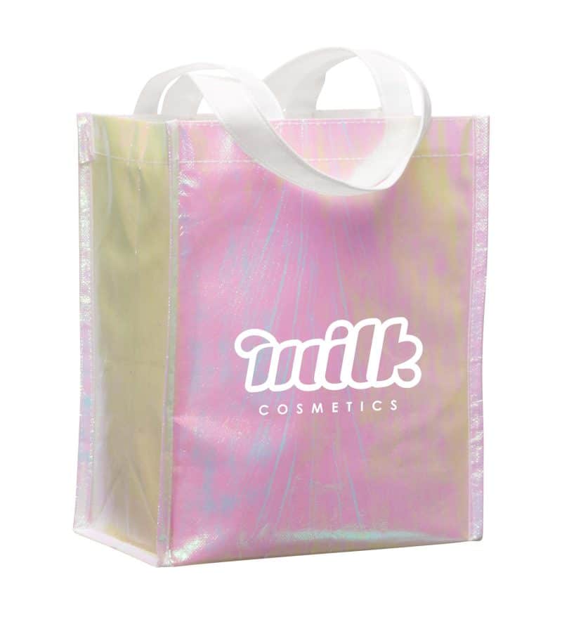 Custom Iridescent Non-Woven Gift Tote with logo - 3