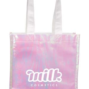 Custom Iridescent Non-Woven Gift Tote with logo