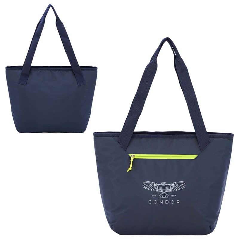 Custom Jasper 600D Premier Polyester Cooler Tote with logo