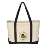 Custom Jornikolor Large 24 oz. Starboard Recycled Cotton Canvas Tote Bag with logo - 2