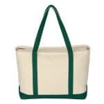 Custom Jornikolor Large 24 oz. Starboard Recycled Cotton Canvas Tote Bag with logo - 3