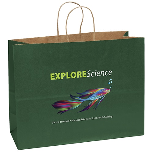 Custom Judy - Matte Shopper Bag - ColorVista with logo - 4