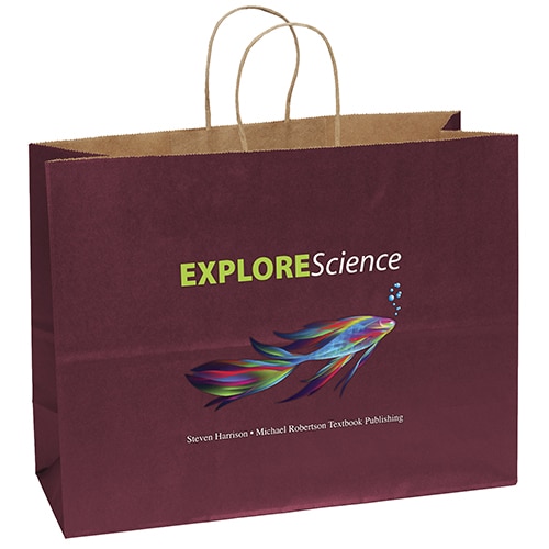 Custom Judy - Matte Shopper Bag - ColorVista with logo - 5