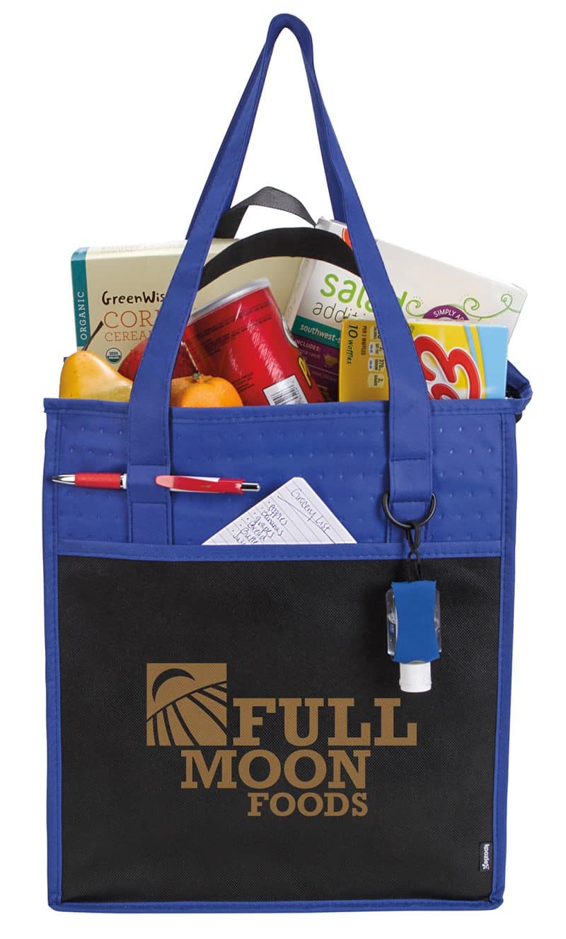 Custom Koozie® Insulated Supermarket Tote with logo - 4