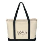 Custom Large 24 oz. Starboard Recycled Cotton Canvas Tote Bag with logo - 2