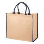 Custom Large Jute Tote with logo - 6