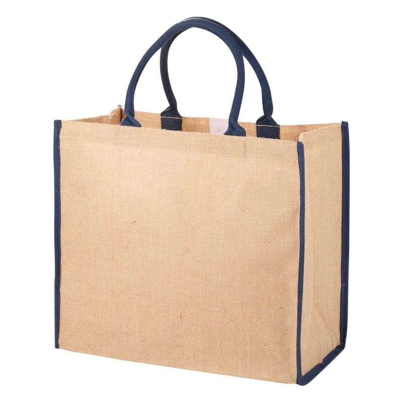Custom Large Jute Tote with logo - 6