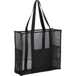 Custom Large Mesh Beach Tote with logo - 6
