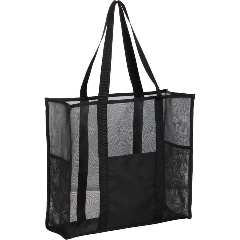 Custom Large Mesh Beach Tote with logo - 6