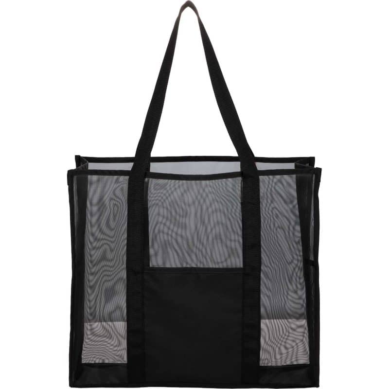 Custom Large Mesh Beach Tote with logo - 8