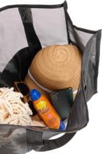 Custom Large Mesh Beach Tote with logo - 9