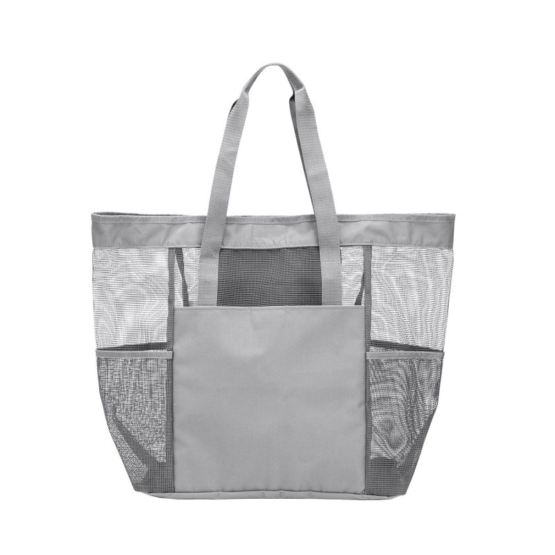 Custom Large Mesh Tote with logo - 2