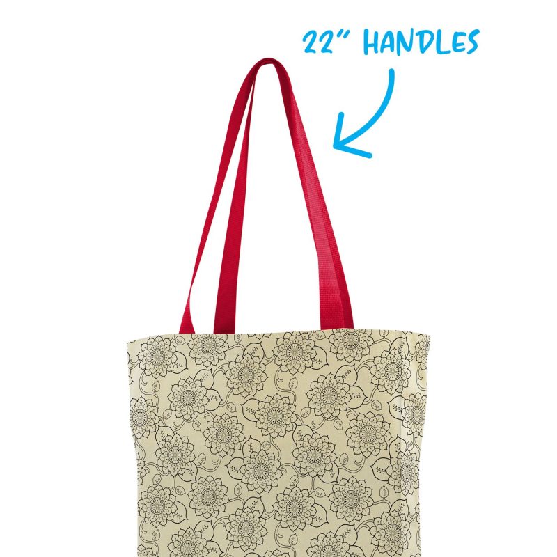 Custom Made-to-Order Gusseted Tote All-Over Print with logo - 2