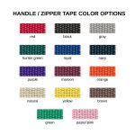 Custom Made-to-Order Zippered Tote All-Over Print with logo - 1