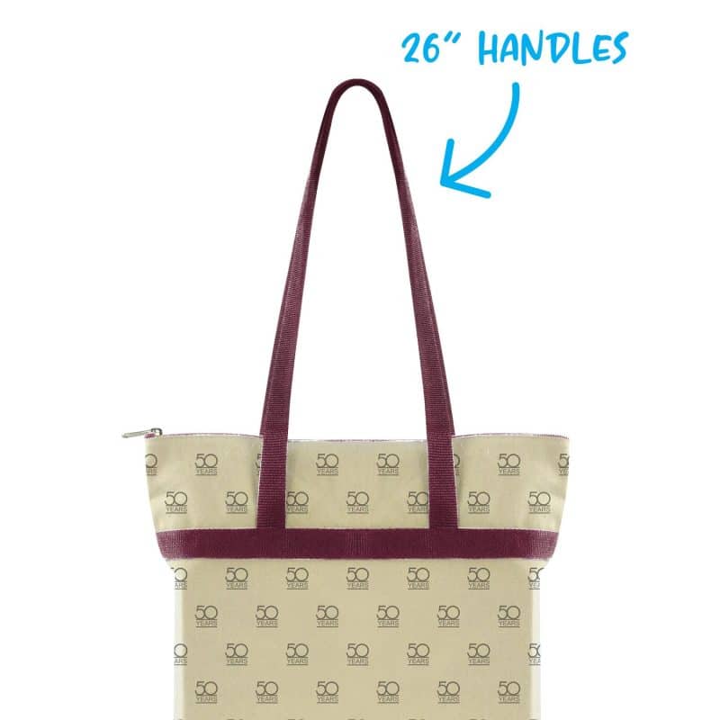 Custom Made-to-Order Zippered Tote All-Over Print with logo - 2