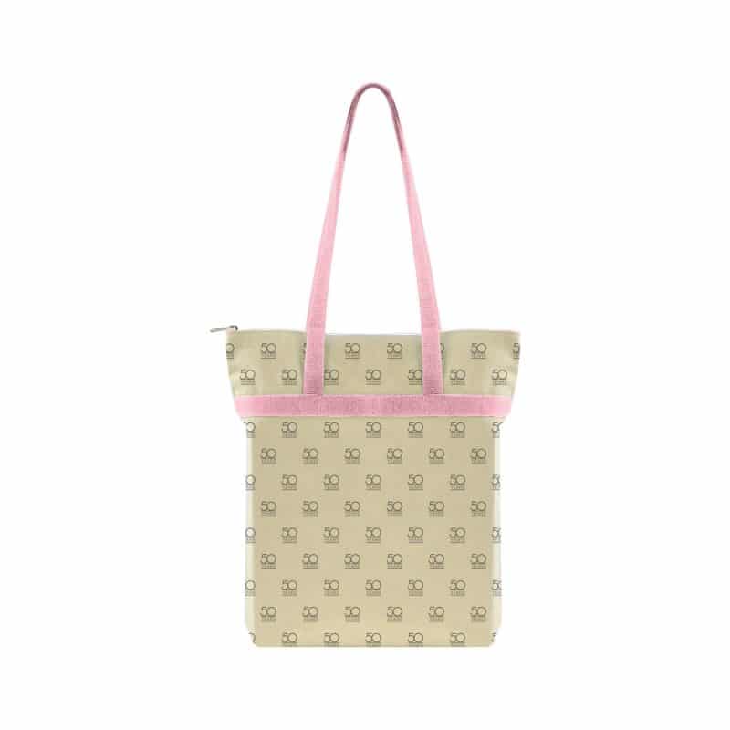 Custom Made-to-Order Zippered Tote All-Over Print with logo - 8