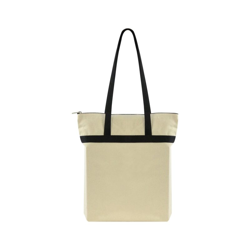 Custom Made-to-Order Zippered Tote with logo - 1