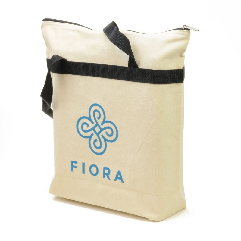 Custom Made-to-Order Zippered Tote with logo - 3