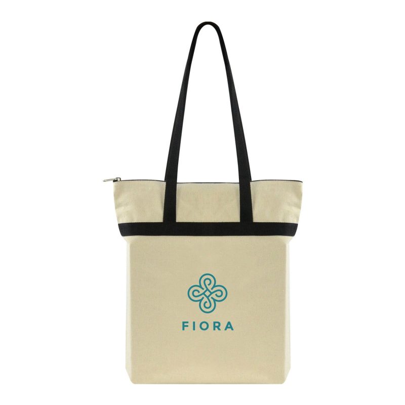 Custom Made-to-Order Zippered Tote with logo