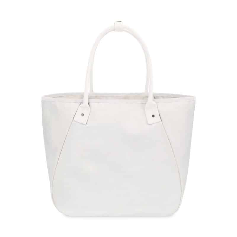 Custom Market Street Tapered Carryall Tote - Natural with logo - 1