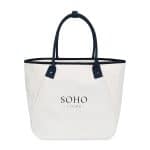 Custom Market Street Tapered Carryall Tote - Navy with logo