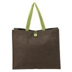 Custom Melbourne Natural Jute Tote with logo - 1