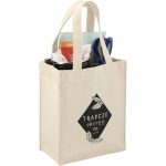 Custom Mini 10oz Cotton Gift Tote with logo - 2