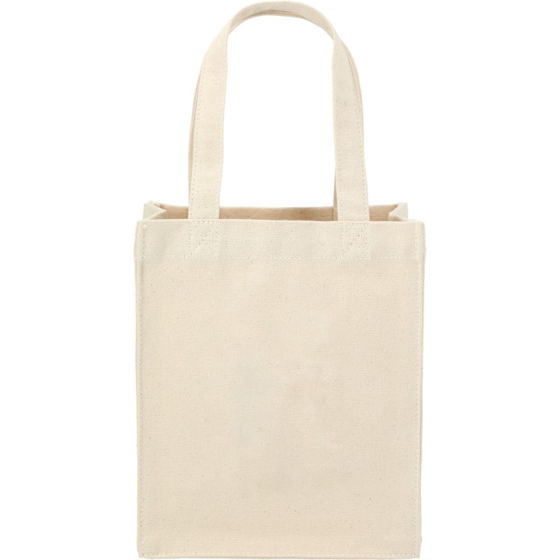 Custom Mini 10oz Cotton Gift Tote with logo - 5