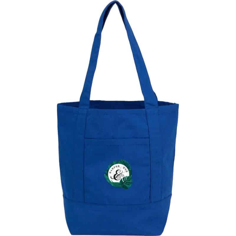 Custom Mini 6oz Recycled Cotton Canvas Tote with logo - 2