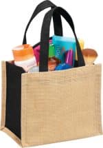 Custom Mini Jute Gift Tote with logo - 2