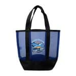 Custom Mini Recycled Mesh Beach Bag with logo - 6