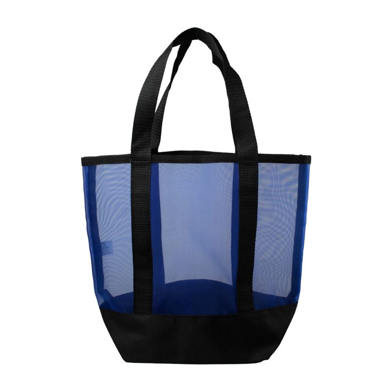 Custom Mini Recycled Mesh Beach Bag with logo - 7