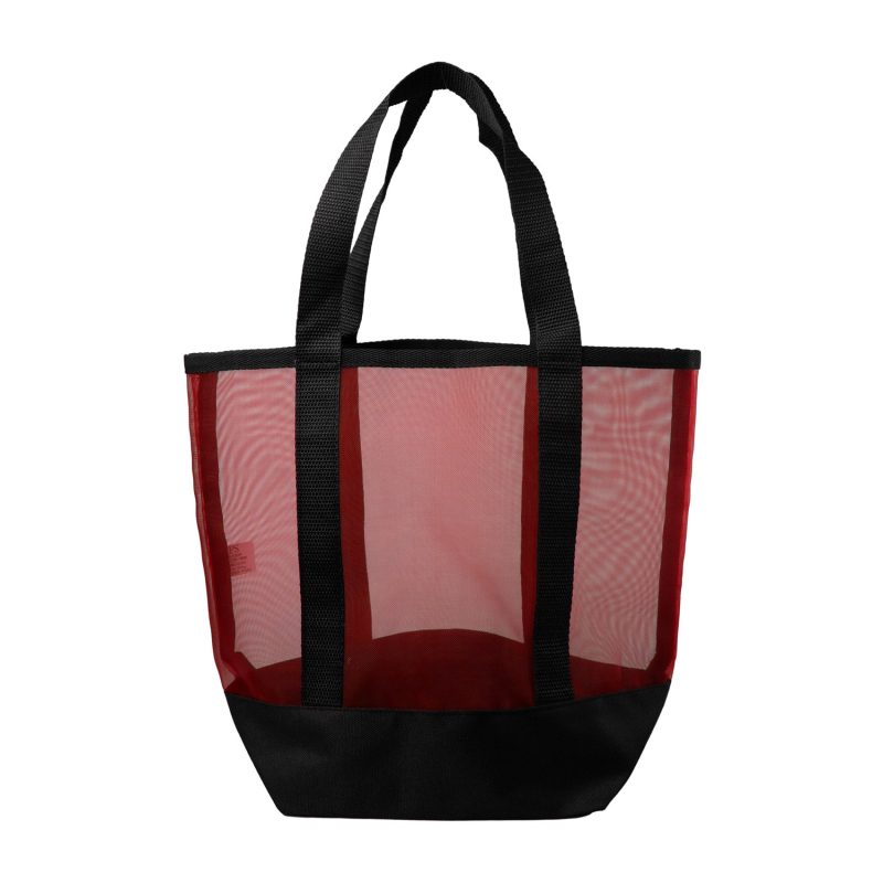 Custom Mini Recycled Mesh Beach Bag with logo - 9