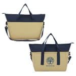 Custom Mirador 320D Taslon 28-Can Cooler Tote with logo