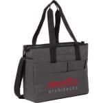 Custom Multi-Pocket Laptop Tote with logo - 3