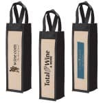 Custom Napa Wine Gift Tote with logo